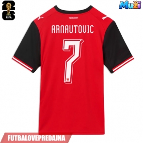 Lacne Muži Futbalové dres Rakúsko Marko Arnautovic #7 MS 2026 Krátky Rukáv - Domáci